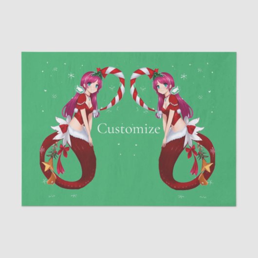 Papier Mousseline Pixie de Noël Mermaid Thunder_Cove (Recto)