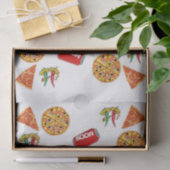 Papier Mousseline Pizza en papier tissu (Cadeau)