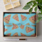 Papier Mousseline Pizza Party Pepperoni Novelty Blue (Cadeau)