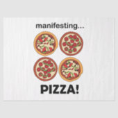 Papier Mousseline Pizza pepperoni manifeste (Recto)