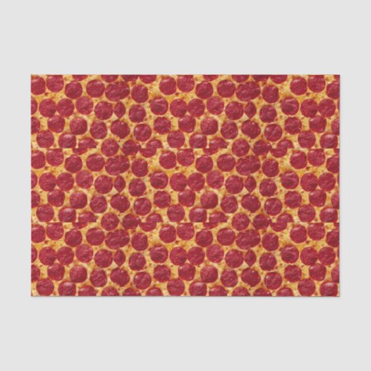 Papier Mousseline pizza pepperonis (Recto)