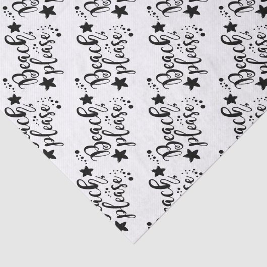 Papier Mousseline Plage (Détail)