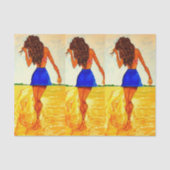 Papier Mousseline Plage (Recto)