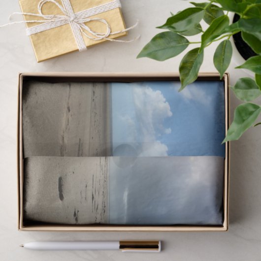 PAPIER MOUSSELINE PLAGE (Cadeau)