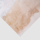 Papier Mousseline Plage Abstraite aquarelle (Détail)