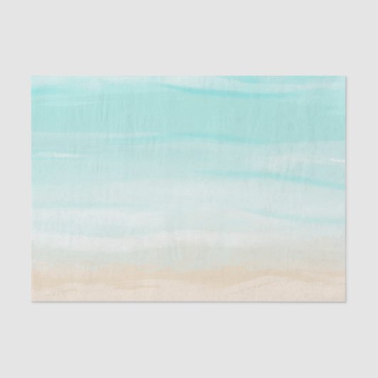Papier Mousseline Plage Abstraite moderne (Recto)