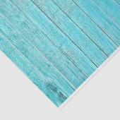 Papier Mousseline Plage côtière de Faux Turquoise Découpage en bois (Détail)