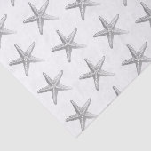 Papier Mousseline Plage côtière de la Starfish Silver Thème Tissue P (Détail)