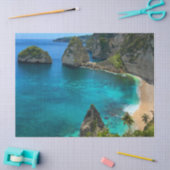 Papier Mousseline Plage côtière de Tropical Island Paradise Beach (Artisanat)