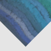 Papier Mousseline Plage Côtière Vagues salées sur Noir (Détail)