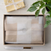 Papier Mousseline Plage Cream Rectangles Mariage (Cadeau)