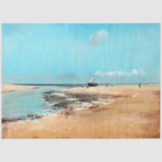 Papier Mousseline Plage de Low Tide (Bouche de la rivière), Edgar De (Recto)