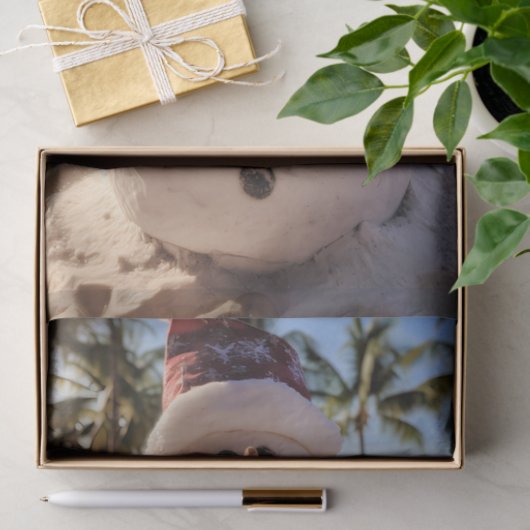 Papier Mousseline plage de Noël Sand Snowman (Cadeau)