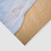 Papier Mousseline Plage de sable avec Surf en mousse (Détail)