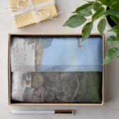 Papier Mousseline Plage de sable tropicale (Cadeau)