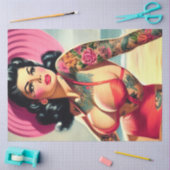 Papier Mousseline Plage de tatouage (Artisanat)