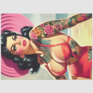 Papier Mousseline Plage de tatouage