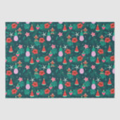 Papier Mousseline Plage d'été Tropical Fêtes de Noël Nouvel An (Recto)