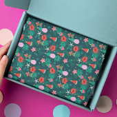 Papier Mousseline Plage d'été Tropical Fêtes de Noël Nouvel An