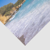 Papier Mousseline Plage exotique Île tropicale Paradis (Détail)