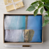 Papier Mousseline Plage exotique Île tropicale Paradis (Cadeau)