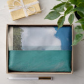 Papier Mousseline Plage Hawaii Ocean Wave Aqua Blue (Cadeau)