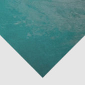 Papier Mousseline Plage Hawaii Ocean Wave Aqua Blue (Détail)