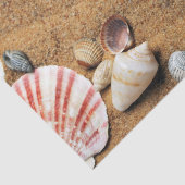 Papier Mousseline Plage Holiday Seashells (Détail)