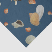 Papier Mousseline Plage océan été découpage nautique côte (Détail)