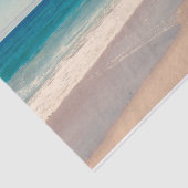 Papier Mousseline Plage Photo Ocean Blue Pittoresque (Détail)
