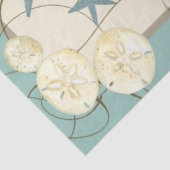 Papier Mousseline Plage Seaside Starfish Dollar Shell Decoupage (Détail)