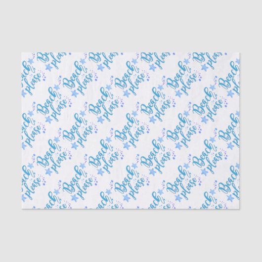 Papier Mousseline Plage svp (Recto)