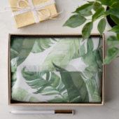 Papier Mousseline Plage tropicale (Cadeau)