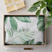 Papier Mousseline Plage tropicale (Cadeau)