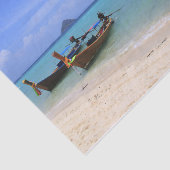 Papier Mousseline Plage tropicale (Détail)