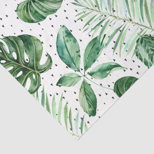 Papier Mousseline Plage tropicale (Détail)