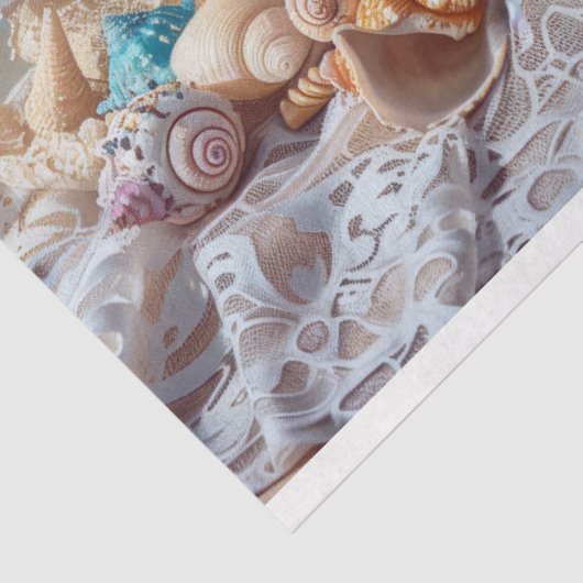 Papier Mousseline Plage vacances Chihuahua chiot Decoupage (Détail)