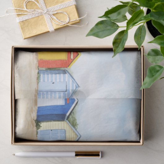 Papier Mousseline Plages I (Cadeau)