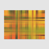 Papier Mousseline Plaid d'automne (Recto)