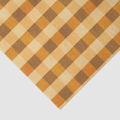 Papier Mousseline Plaid d'automne chaud (Détail)