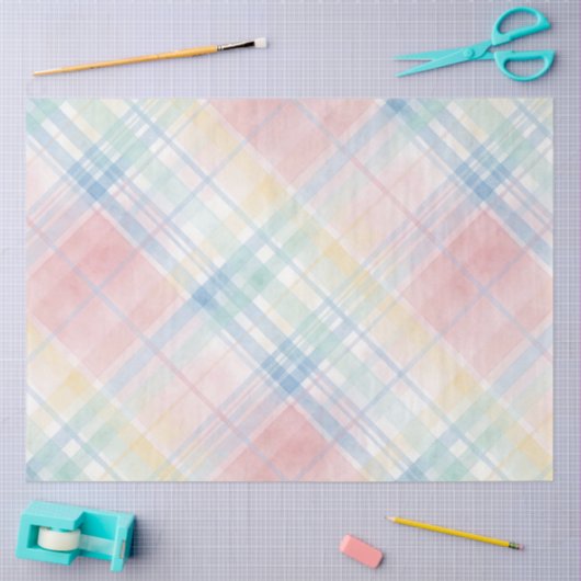 Papier Mousseline Plaid Easter Series Design #16 (Artisanat)