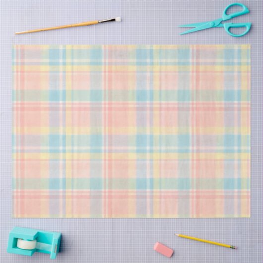 Papier Mousseline Plaid Easter Series Design #19 (Artisanat)