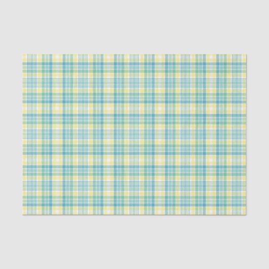 Papier Mousseline Plaid en pastel (Recto)