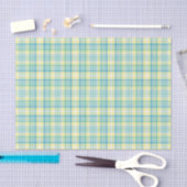Papier Mousseline Plaid en pastel (Artisanat)