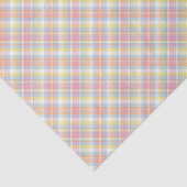 Papier Mousseline Plaid en pastel de rayure (Détail)