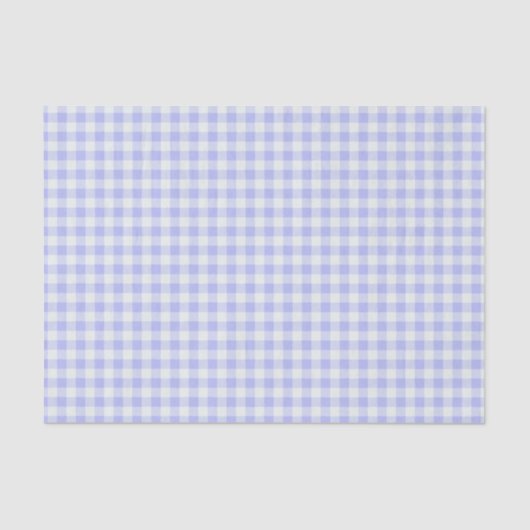 Papier Mousseline Plaid En vichy violet blanc (Recto)