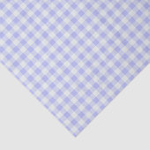 Papier Mousseline Plaid En vichy violet blanc (Détail)