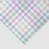 Papier Mousseline Plaid Pastel (Détail)