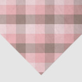 Papier Mousseline Plaid rose (Détail)
