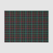 Papier Mousseline Plaid rouge et vert (Recto)